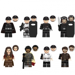 8-Pack Star Wars Building Blocks Captain Kaido ISB Tactical Agent Mini Figures DIY Bricks Kids Educational Toys Set G0152