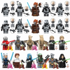 Star Wars Mini Figures Wolfpack Clone Troopers Pio Koon SW Building Blocks Bricks Doll Toys Gift for Kids TV6120 TV6121