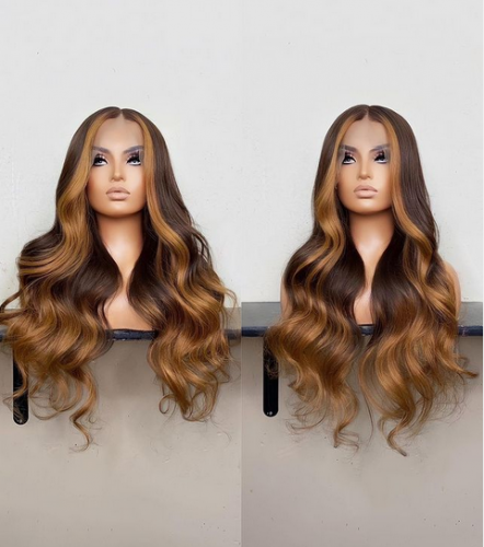 LSS Human Hair Transparent Lace Wig