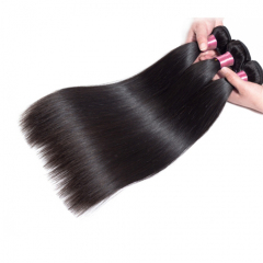 【12A 3PCS】Brazilian Straight Virgin Human Hair 3 bundles High Quality Hair Bundles Free Shipping