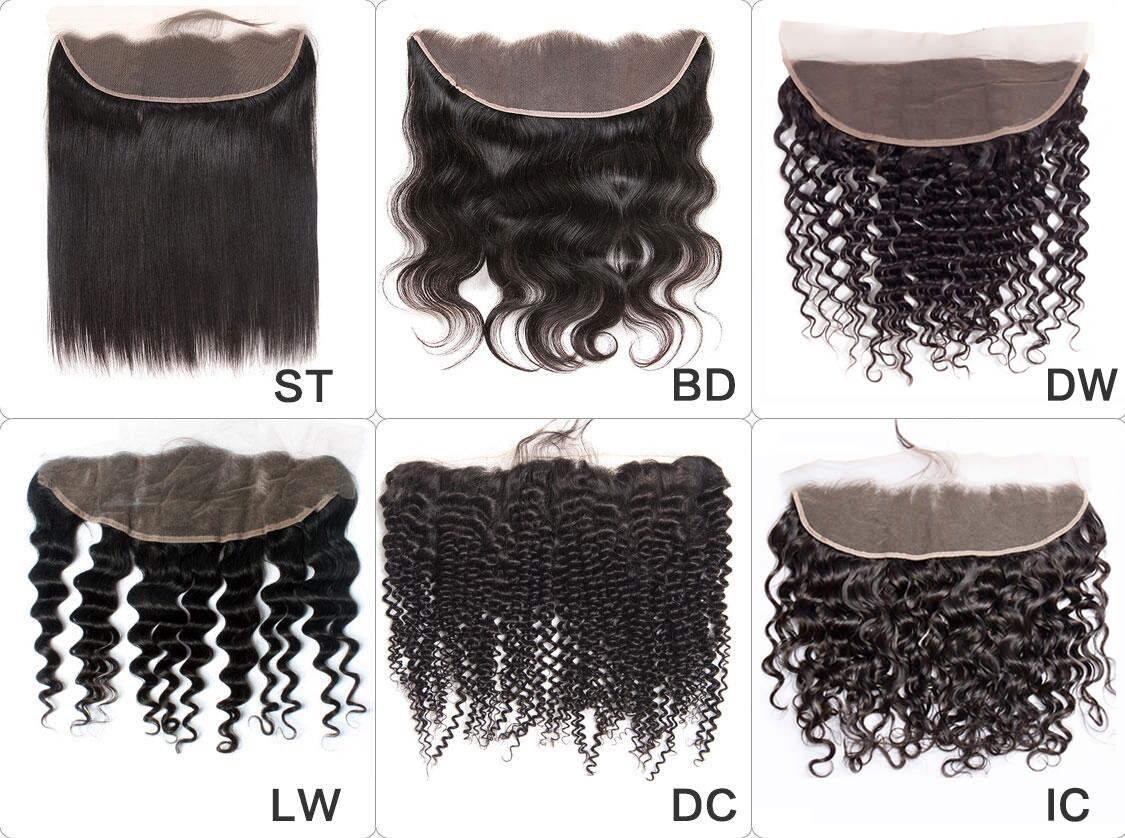 12A 【13x4 Frontal Closure 6 Styles 】High Quality Lace Frontal Closure  1Pc Human Hair Lace Closure
