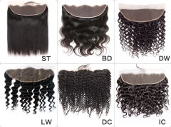 12A 【13x4 Frontal Closure 6 Styles 】High Quality Lace Frontal Closure  1Pc Human Hair Lace Closure