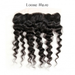 12A 【13x4 Frontal Closure 6 Styles 】High Quality Lace Frontal Closure  1Pc Human Hair Lace Closure
