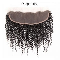 12A 【13x4 Frontal Closure 6 Styles 】High Quality Lace Frontal Closure  1Pc Human Hair Lace Closure