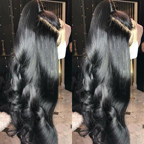 13A 13*6 Body wave 10-24inch Lace Frontal 150% 180% Density Natural Lace Wig Black Virgin Hair Customize in 7 working days Free Shipping