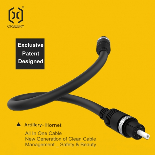 Artillery Hornet Aviation Plug GX16-8 integrated molding line Y-060 All In One Cable to link hornets Extruder & Filament