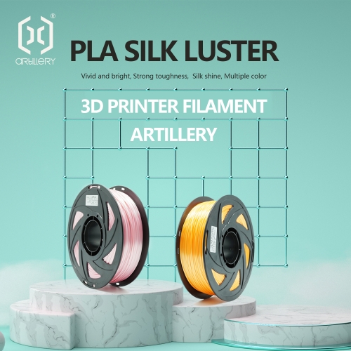Artillery Silk PLA 1.75mm Filaments1kg roll/case Pack high-quality 230*230*100mm Mult Color Filamento Impressora Made in China