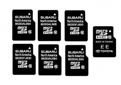 Factory batch change lexus navigation sd card cid custom sd card cid