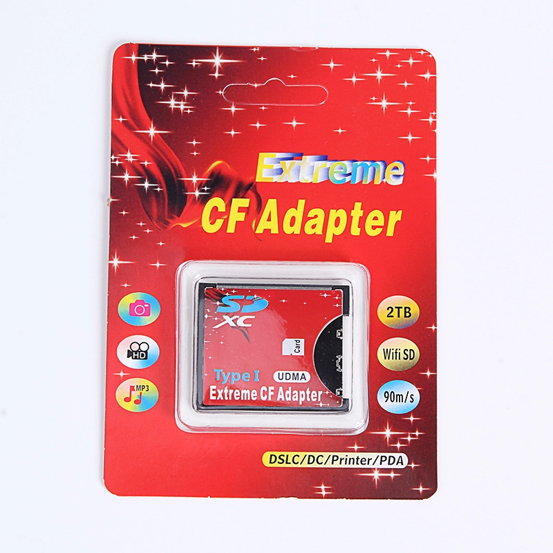 tf card to CF Compact Flash Memory Card Reader Adapter new