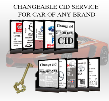 Change 16GB SD Card CID for MAZDA Car navigation