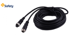 Waterproof 4 PIN Aviation Connector extended cables for vehicle surveillance system installation