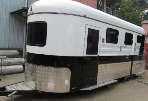 2 horse angle load trailer camper trailer