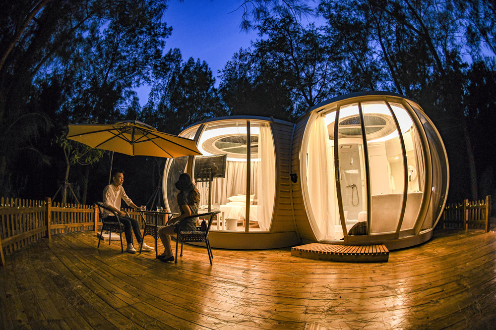 Star View serves in Glamping site In Pingtan of Fuzhou City