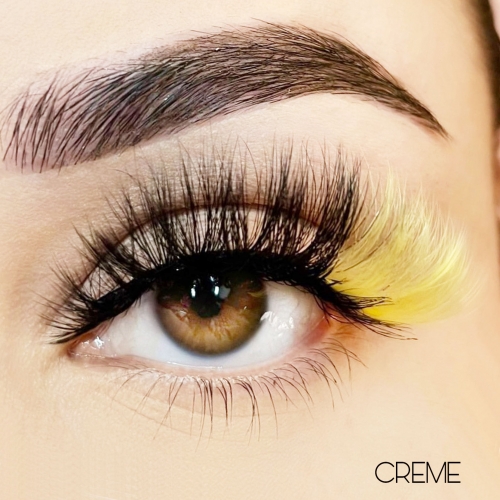 CREME（15MM TWO TONE SILK LASHES）