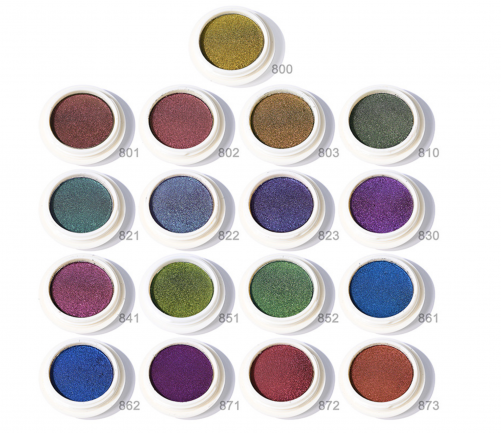 Full Sets Multi Chrome Eyeshadows 17 colors(FREE DHL shipping)
