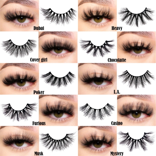 10 PACK 20MM 3D SILK LASHES （LASHOLIC EDITION）