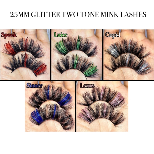 30 Pack Glitter Lashes Wholesale