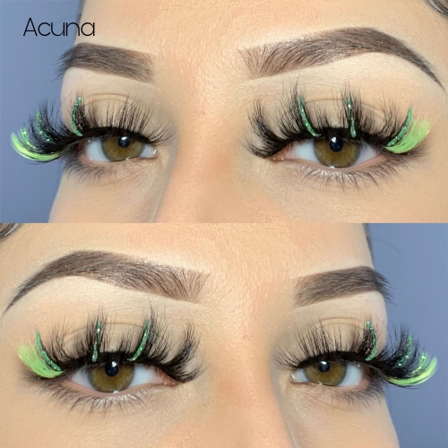 Acuna（18MM GLITTER TWO TONE SILK）