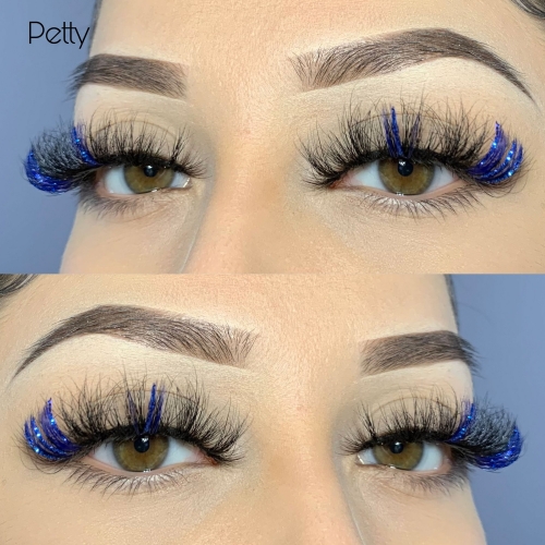 Petty（18MM GLITTER TWO TONE MINK）