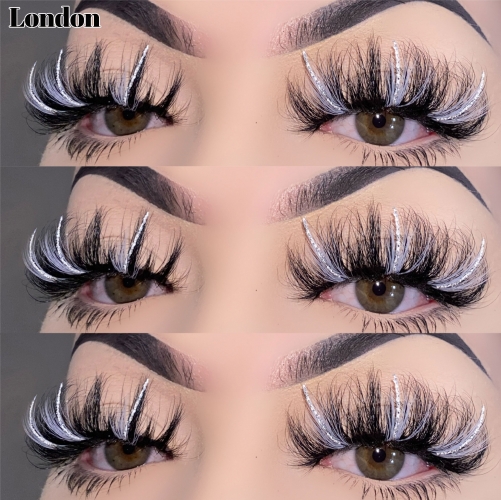 London（25MM GLITTER TWO TONE MINK）