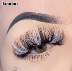 London（25MM GLITTER TWO TONE MINK）