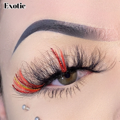 Exotic（25MM GLITTER TWO TONE MINK）