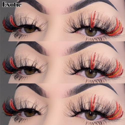 Exotic（25MM GLITTER TWO TONE MINK）