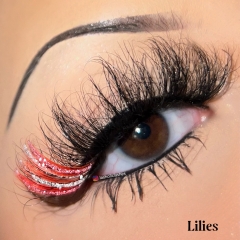 Lilies（25MM GLITTER TWO TONE MINK）