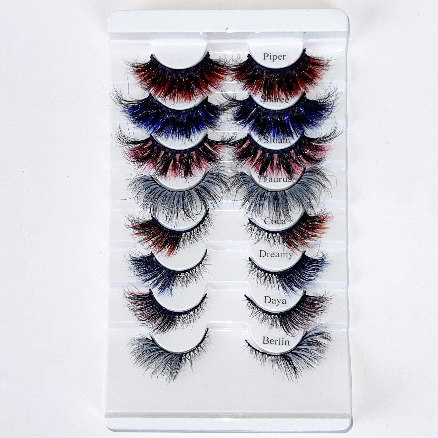 8 PACK OMBRE MINK LASHES