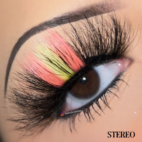 STEREO（25MM TWO TONE MINK）