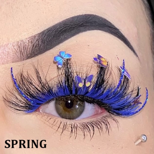 SPRING（25MM FLOWER BUTTERFLIES LASHES)