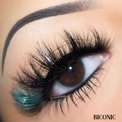 BICONIC（18MM GLITTER TWO TONE MINK）