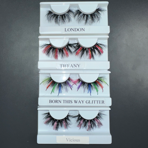 $19.99 for any 4 pieces Glitter Lashes