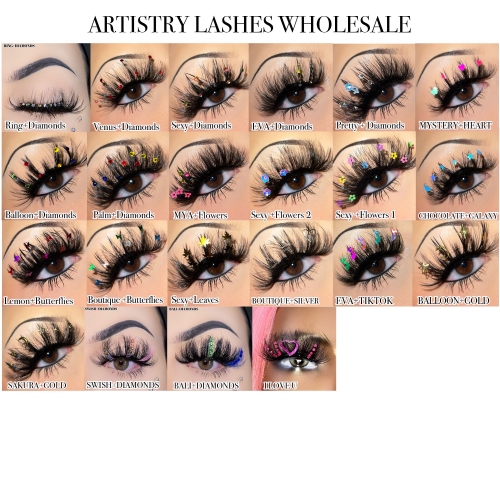 30 PACK ARTISTRY LASHES WHOLESALE(FREE DHL shipping)
