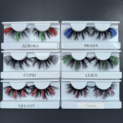 $29.99 for any 6 pieces Glitter Lashes