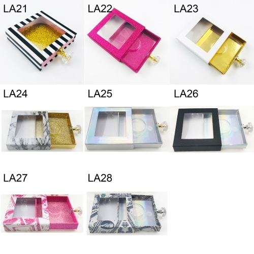 30 pcs Wholesale Magnetic/ Drawer Lash Packages No Logo