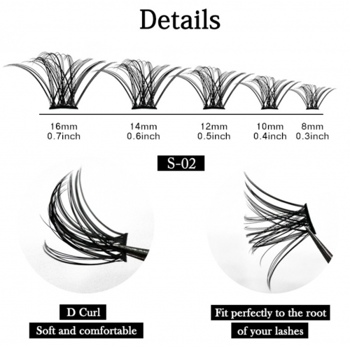 S02 DIY Cluster Lashes