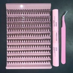 10P DIY Cluster Lashes 10 rows 200 clusters KIT