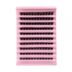D04 DIY Cluster Lashes 12 rowns 110 pieces
