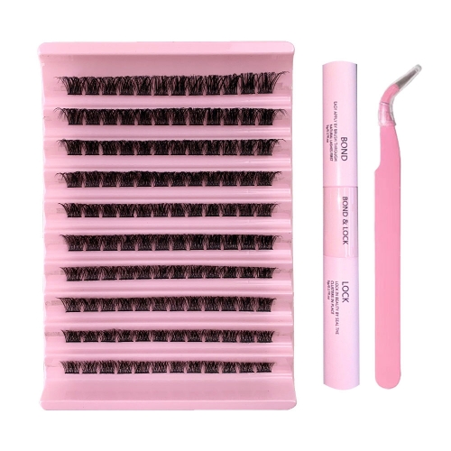 D04 DIY Cluster Lashes 12 rowns 110 pieces