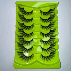 “X127” 7 Pack Foxy eye Russian Curl Lashes