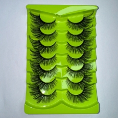 “051” 7 Pack Foxy eye Russian Curl Lashes