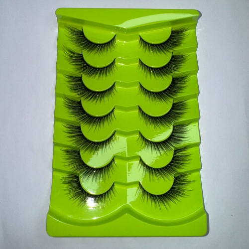 “XX1” 7 Pack Foxy eye Russian Curl Lashes