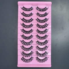 “TK14” 10 Pack Russian curl lashes 18mm D Curl