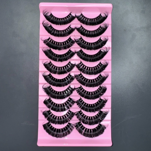 “TK32” 10 Pack Russian curl lashes 25mm DD Curl