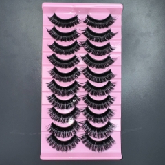 “TK46” 10 Pack Russian curl lashes 25mm D Curl
