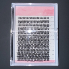 E005 DIY Cluster Lashes (D curl ,8mm-16mm, 120 clusters)