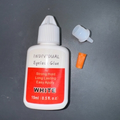 (WHITE) Individual Lash Glue 15ML ( DIY Cluster Lash Glue)