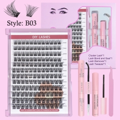 B03DIY Cluster Lash Pro Kit (8mm-16mm) D curl