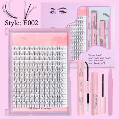 E002 DIY Cluster Lash Pro Kit (8mm-16mm) D curl